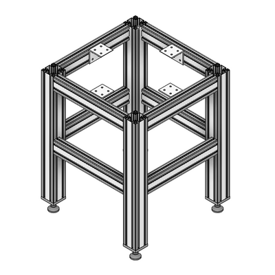 40-530-1SS MODULAR SOLUTIONS ANGLE BRACKET 90MM TALL X 90MM WIDE WITH STAINLESS STEEL HARDWARE